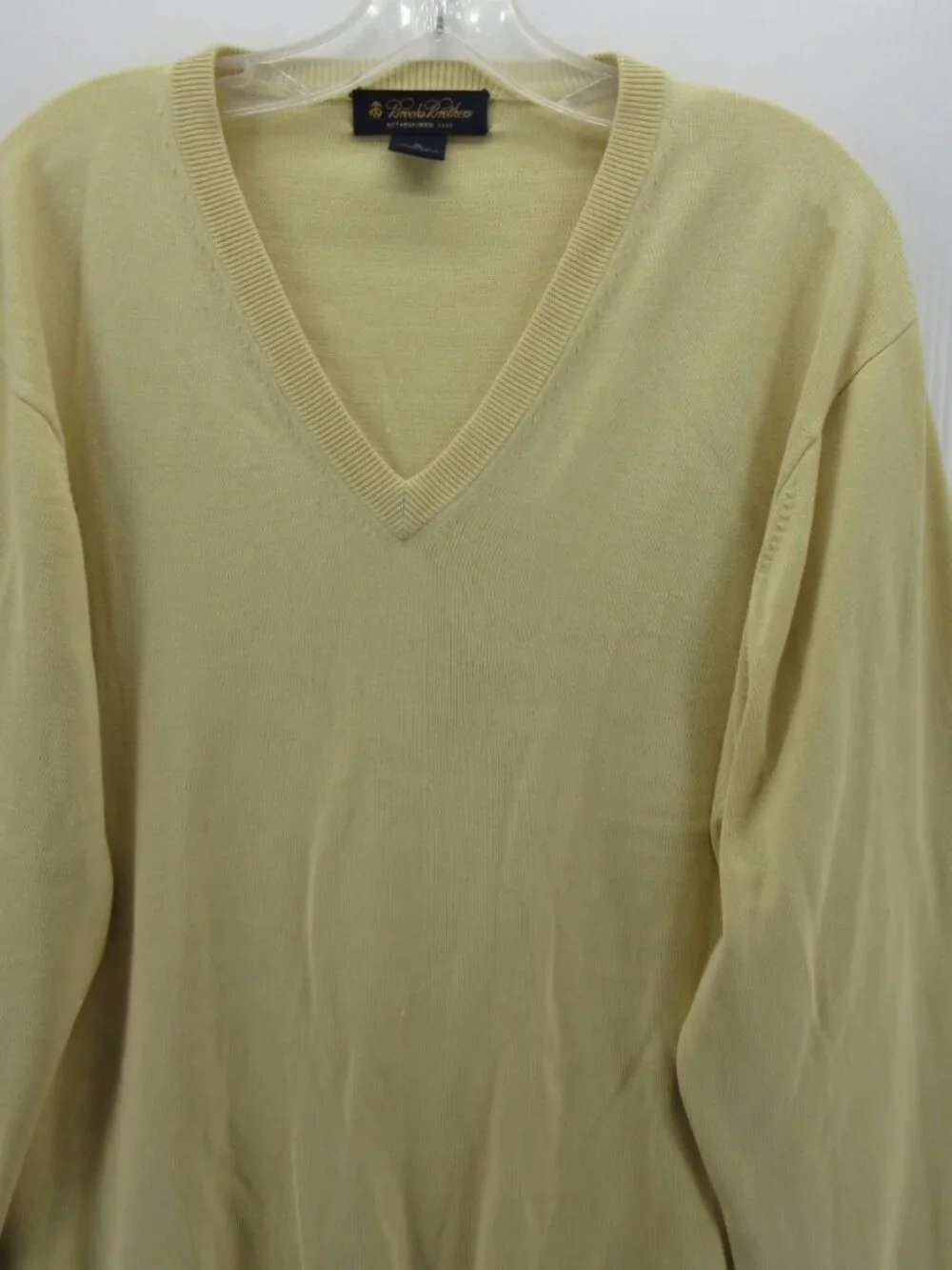 Brooks Brothers Sweater XL Silk Blend Pullover Preppy Classic Knit *